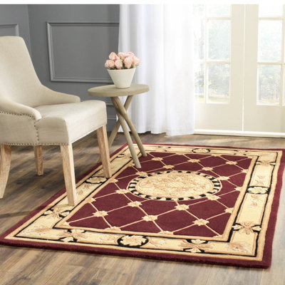 Charleen Oriental Wool Hand Woven Area Rug