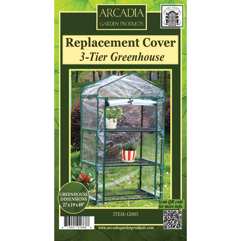 Mini housse de remplacement de serre, 3 niveaux