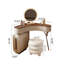 Table de coiffeuse de coin Mid-Century