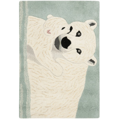 Wilderness Hand Tufted Wool Animal Print Rug