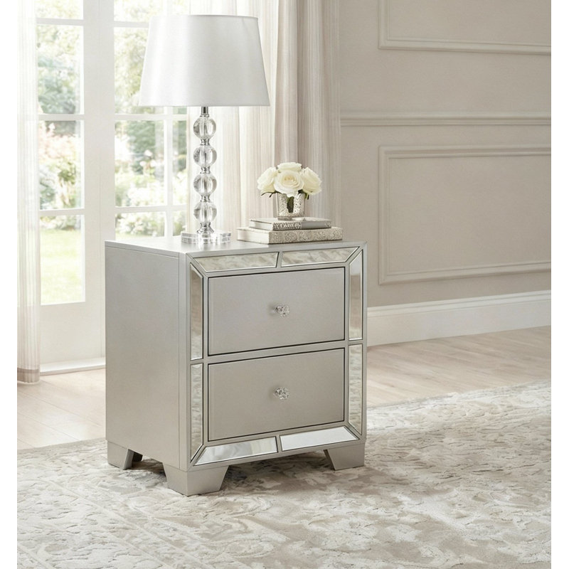 Table de chevet Fazeley, Argent