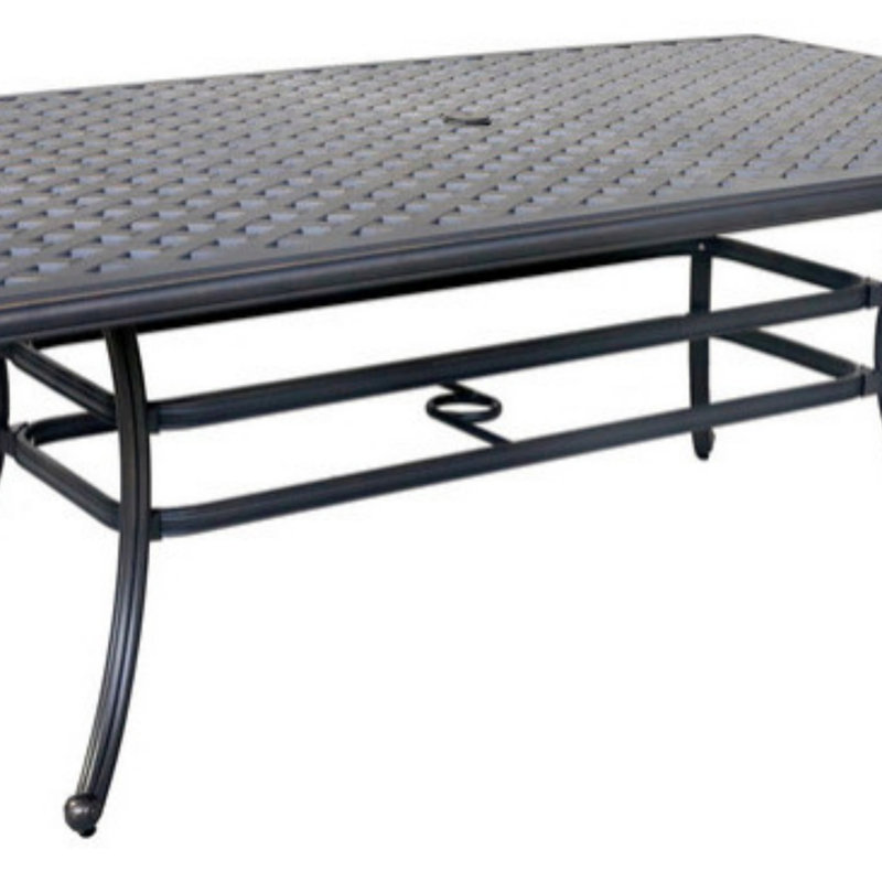 Rectangular 6 - Person Aluminum Dining Set