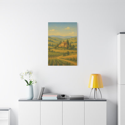 Apel Single Picture Frame Print on Canvas