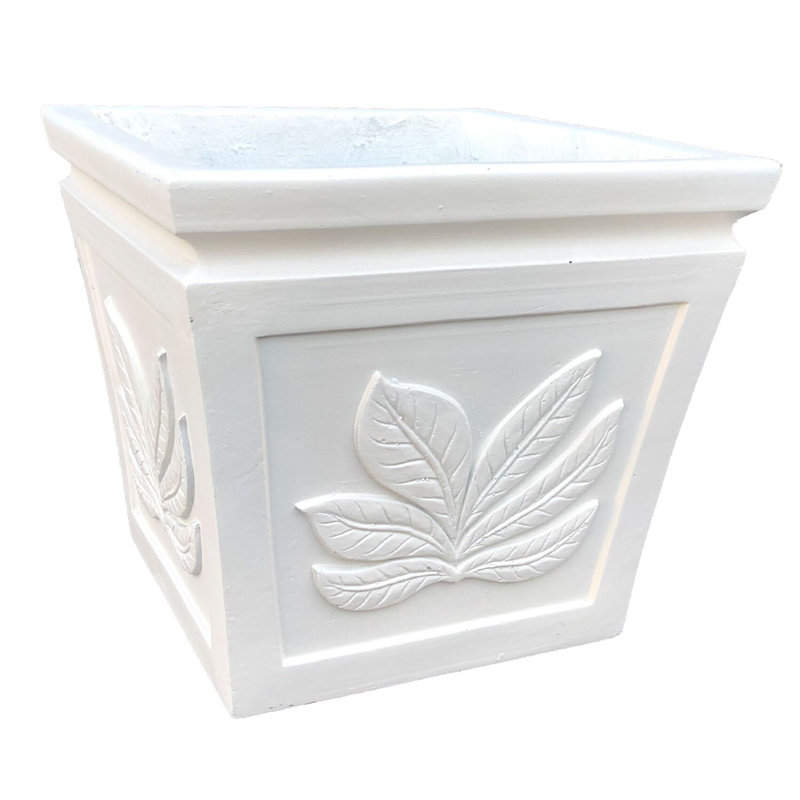 Boîte à fleurs en béton Lindenberg, H 13 po x l 14 po x P 14 po, Gris