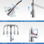 Robinet de cuisine à poignée simple avec accessoires Largo-41659817