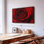 «Love», art mural rose rouge «Valentine»-101778810