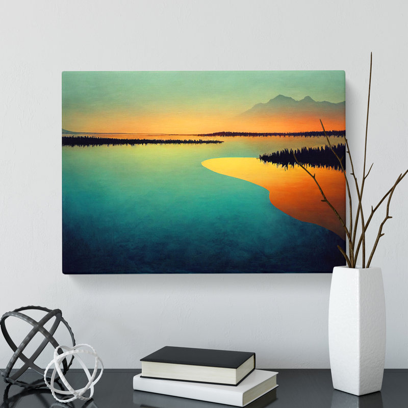 Lake Mountains Vol.1 - Wrapped Canvas, 50cm H x 76cm W x 3cm D