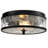 Alixandra 2-Light 12” Flush Mount Ceiling Light With Crackle Glass Shade-700017368