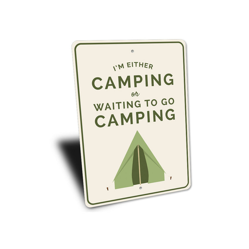 Enseigne Avid Camper, H 14 po x l 10 po x P 0,04 po