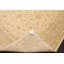 Tapis décoratif beige/brun noué à la main en laine de conception unique 8 pi 3 po x 9 pi 8 po Faelan