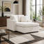 Canapé-lit de 53,5 po avec rangement caché, canapé-lit en velours flocon de neige avec coussins, canapé-lit moderne à assise profonde-131564088