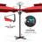 12' X 9' Rectangular Cantilever Umbrella with Counter Weights-1930027432