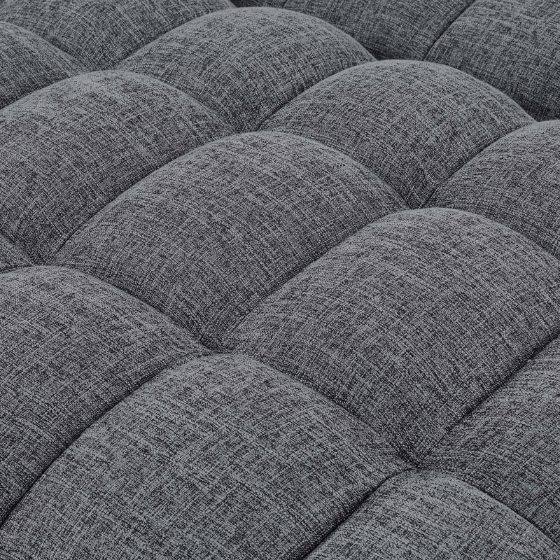 Sienna Tufted Convertible Sleeper Sofa, 31.1" H x 53" W x 34" D