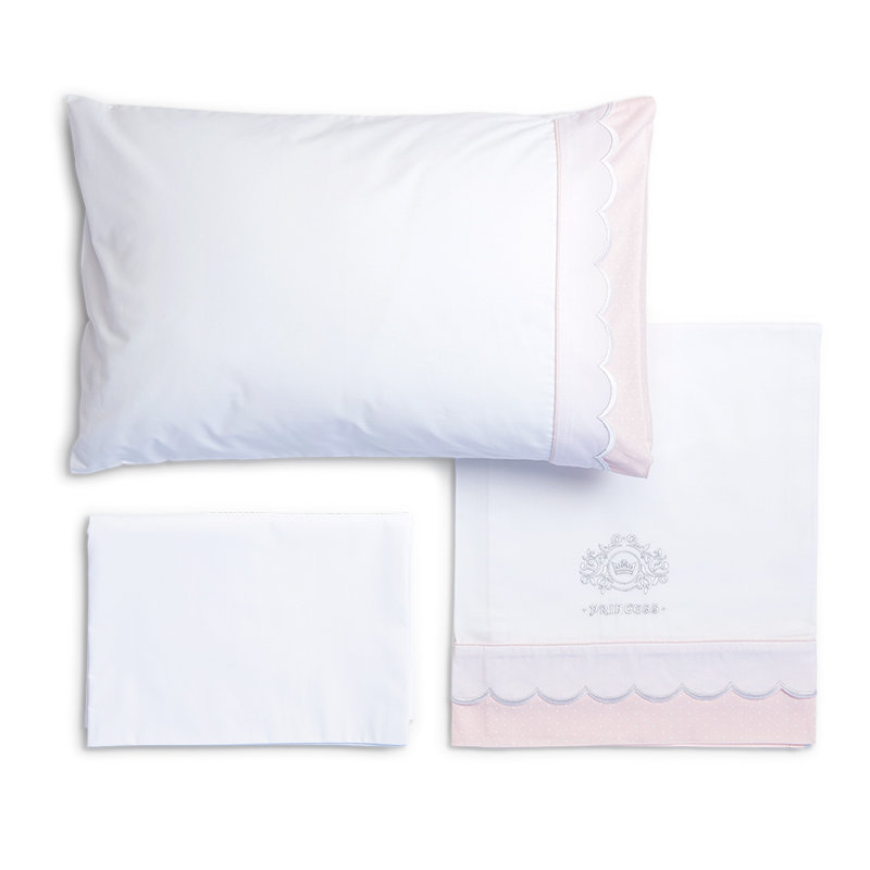 Cotton 3 - Piece Cot Bed Sheet Set