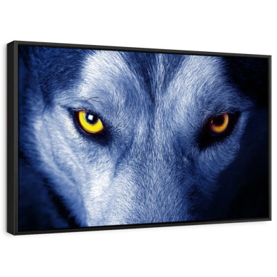 " Mystic Wolf Eyes Canvas Print "