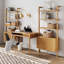 Computer Workstation Desk With Bookshelf