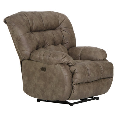 Benny Upholstered Power Recliner with USB Charging Port