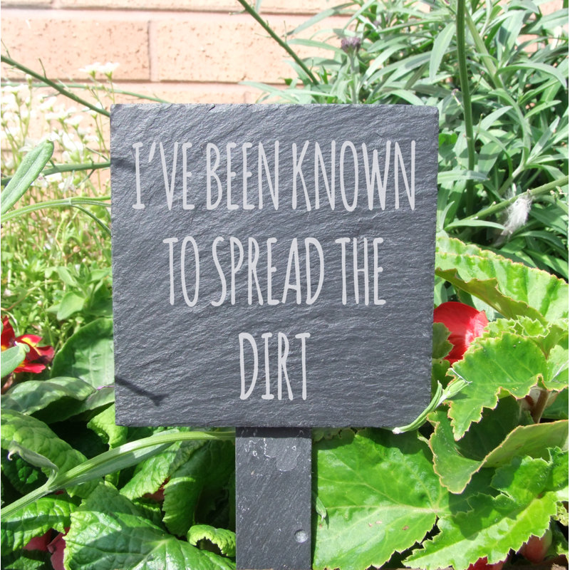 Weimar Stone Plants & Flowers Garden Sign