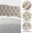 Adjustable Height Headboard with Linen Upholstery and Button Tufting for Bedroom-126619076-126619078