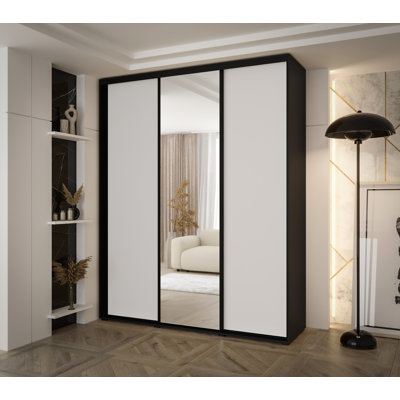 3 Door Manufactured Wood Wardrobe