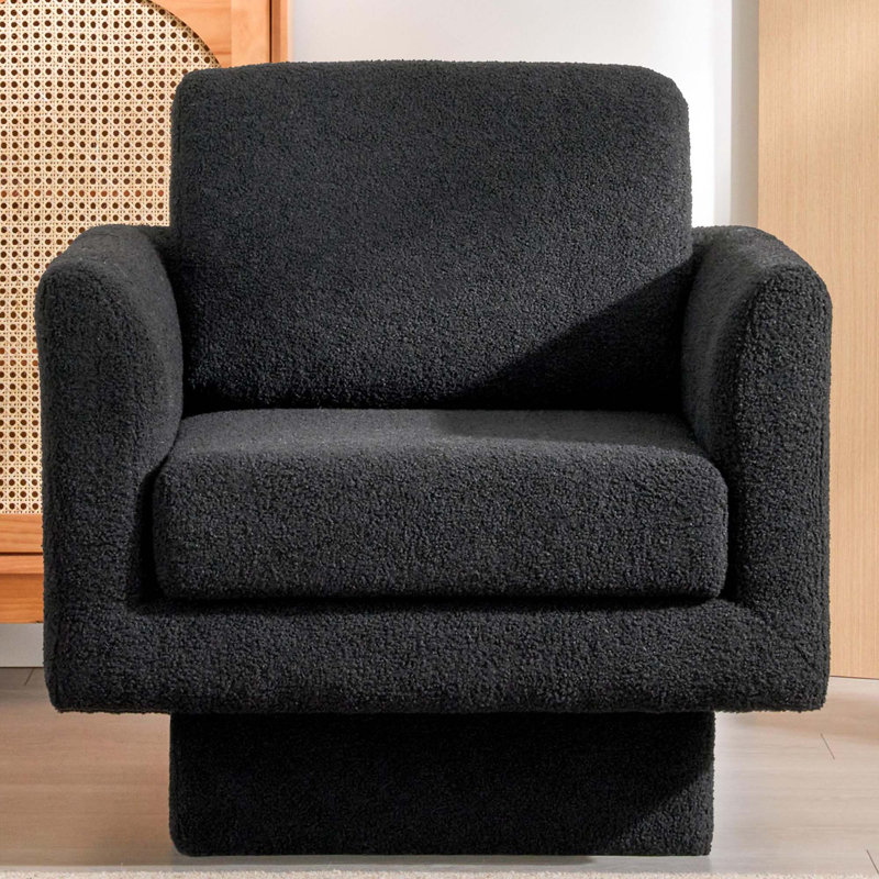 Ensemble de 2 fauteuils Teddy, Ours en peluche noir