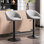 Tabouret de bar pivotant à hauteur réglable