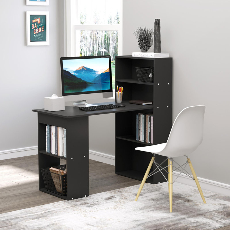 Writing Desk, Black/Black