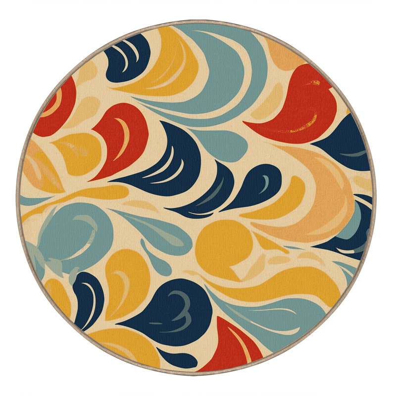 Flashy Stomp Rug, Round 8'