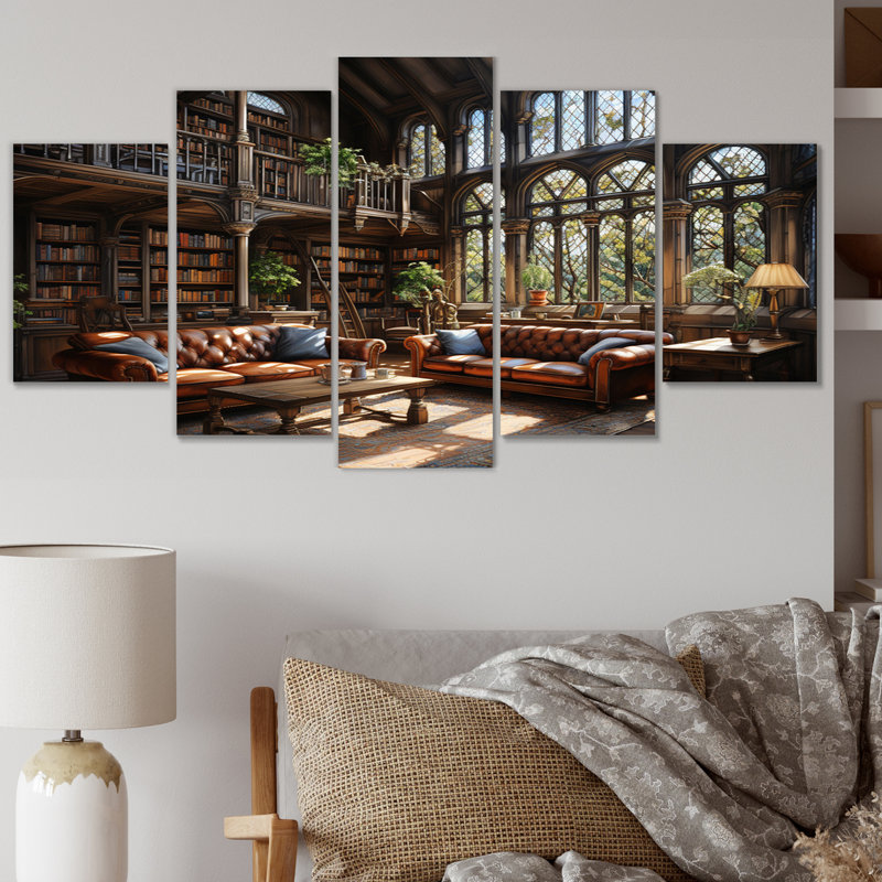 Art contemporain sur toile - Bibliothèque