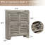 16 Pair Flip Down Shoe Storage