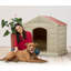 Ellinore Taupe Plastic Dog House-83932516