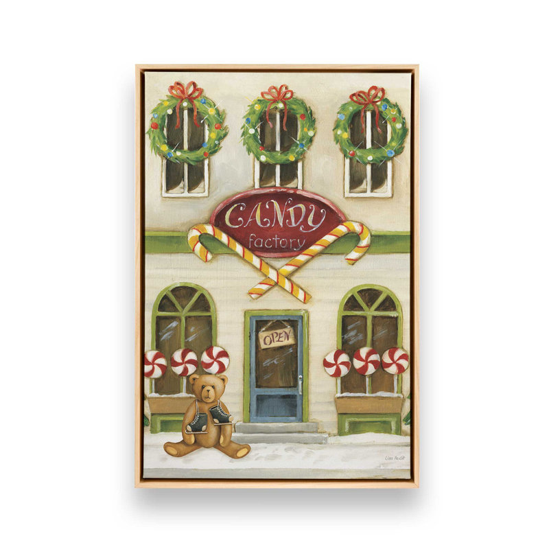 «Winter Teddy Bears V» par Lisa Audit, reproduction d'art, Tanné, H 48 po x l 36 po, Floater Frame