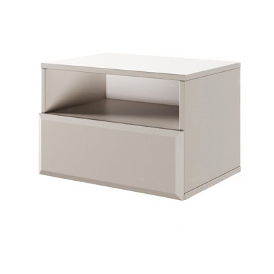 54cm W Manufactured Wood Bedside Table