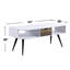 Table basse rectangulaire avec rangement