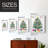 Colorful Christmas Collection B Framed Print - Solid Wood-206331207-206331216