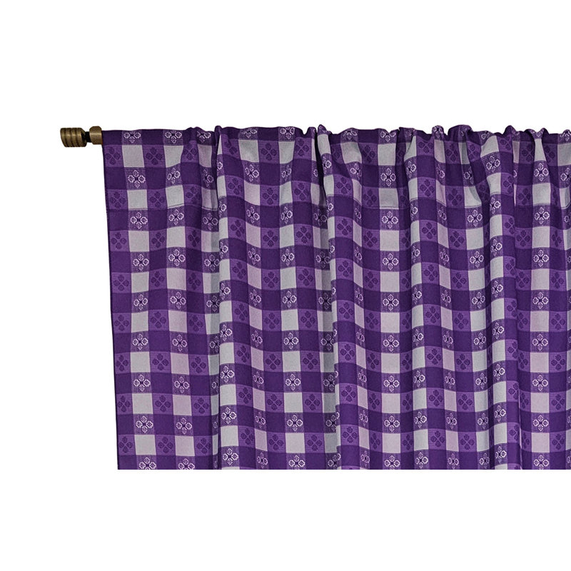 Rideau de fenêtre Popeline, L 58 po x L 96 po, Mauve
