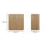 Vermentino Bar Cabinet Oak