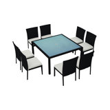 Urbana Outdoor 9 - Piece Dining Set with Cushions
