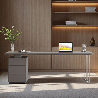 Bureau simple pour bureau avec tiroirs de rangement