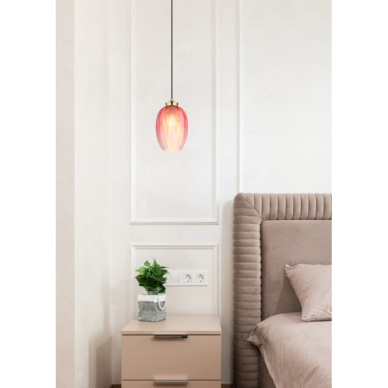 Daviid 1 - Light Gold Pendant