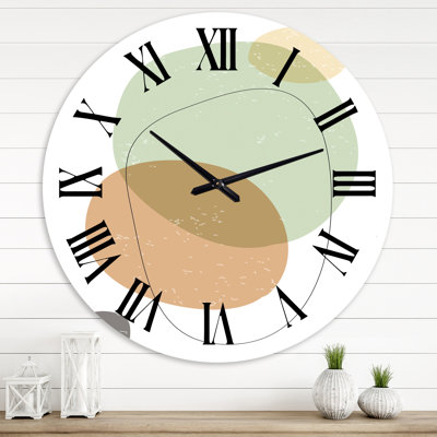 Minimal élémentaire organique et géométrique des compostions XXxxxxxx - Horloge murale moderne