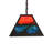 Rustic Lodge 6 - Light Timeless Bronze Pool Table Lights Pendant