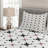 Skull Polyester Geometric Shapes Coverlet-847564881
