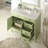 Medina 38'' Single Bathroom Vanity with Marble Top-31821459