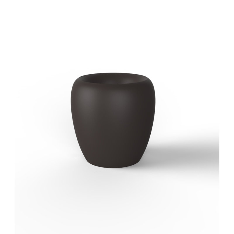 Blow Resin Pot Planter, 31.5" H x 31.5" W x 31.5" D, Bronze