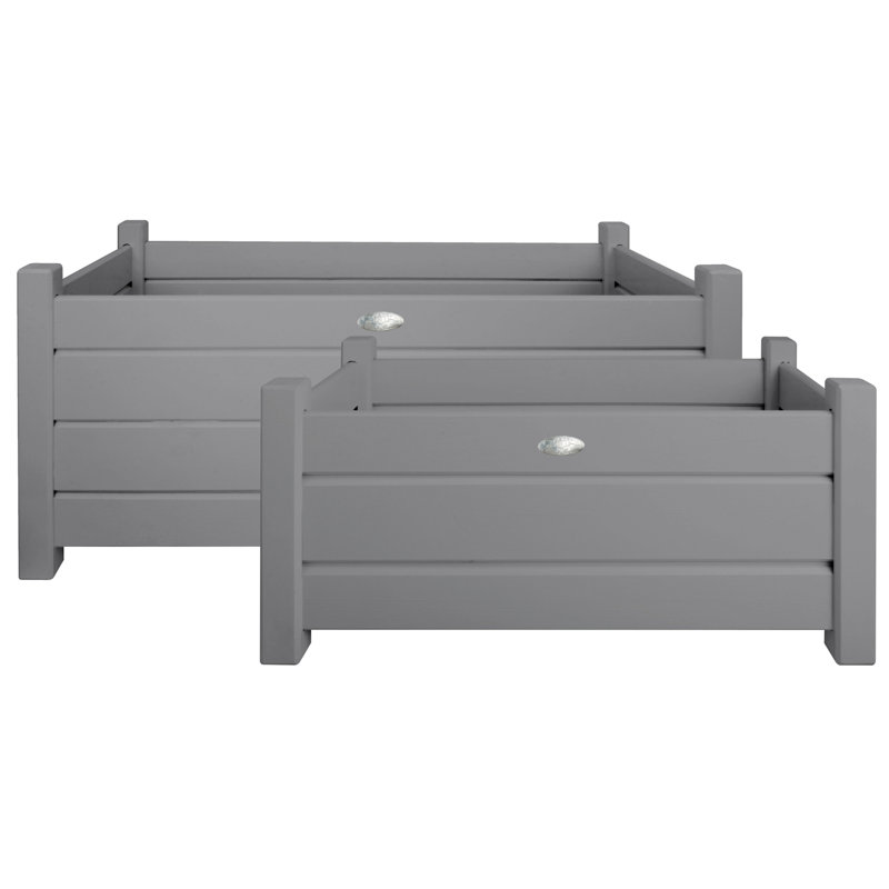 Rectangle Planter Fsc 100%, Grey