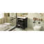 Ensemble de meuble-lavabo sur pied 24 po avec lavabo en céramique, ensemble de meuble-lavabo simple autoportant avec 3 tiroirs et cadre en bois massif-110038373