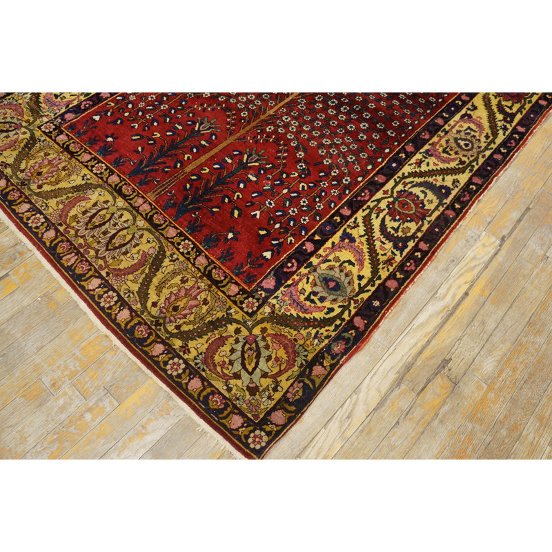 Hand Knotted Wool Geometric Area Rug