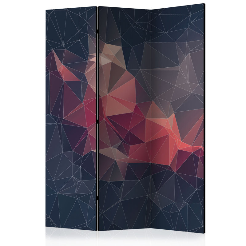 135cm W x 172cm H 3 - Panel Solid Wood Folding Room Divider