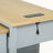 47 inch Kitchen Island with Extendable Dining Table, Rubber Wood Veneer Kitchen Table with Internal Storage Rack, Power Outlet, Kitchen island with Storage 2 Drawers 2 Cabinet-1409146490